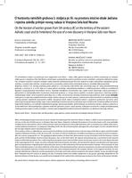 On the horizon of warrior graves from 5th century BC on the territory of the eastern Adriatic coast and its hinterland: the case of a new discovery in Vranjevo Selo near Neum