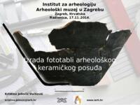 prikaz prve stranice dokumenta Izrada fototabli arheološkog keramičkog posuđa