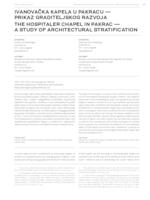 prikaz prve stranice dokumenta Ivanovačka kapela u Pakracu – prikaz graditeljskog razvoja