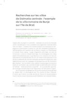 prikaz prve stranice dokumenta Recherches sur les villae de Dalmatia centrale : l'exemple de la villa romaine de Bunje sur l'île de Brač